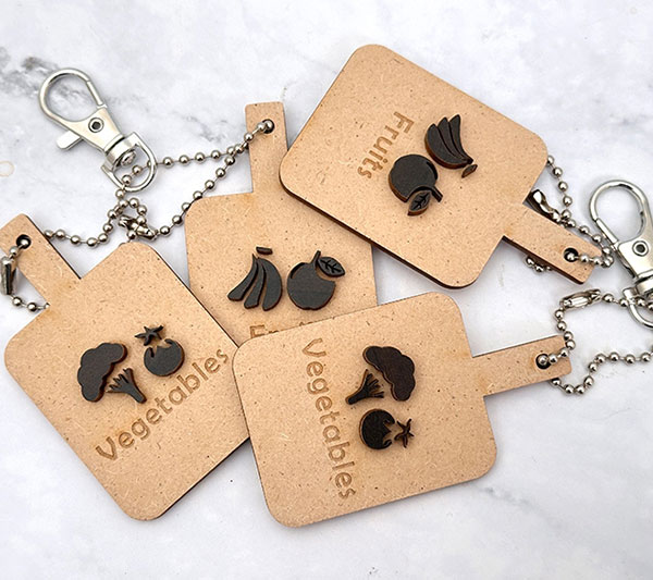 Kitchen Theme Keychains