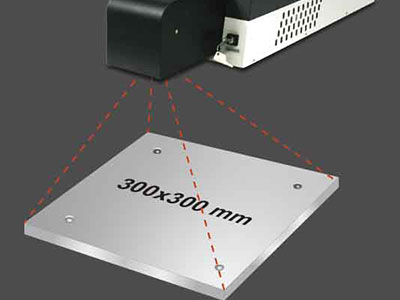 200 x 200 mm & 300 x 300 mm Working Area Workarea